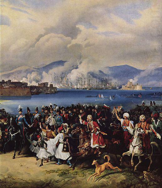 Peter von Hess Einzug Konig Ottos in Nauplia, china oil painting image